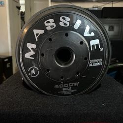 12" Massive Subwoofer 6,000 Watts 3,000 Rms