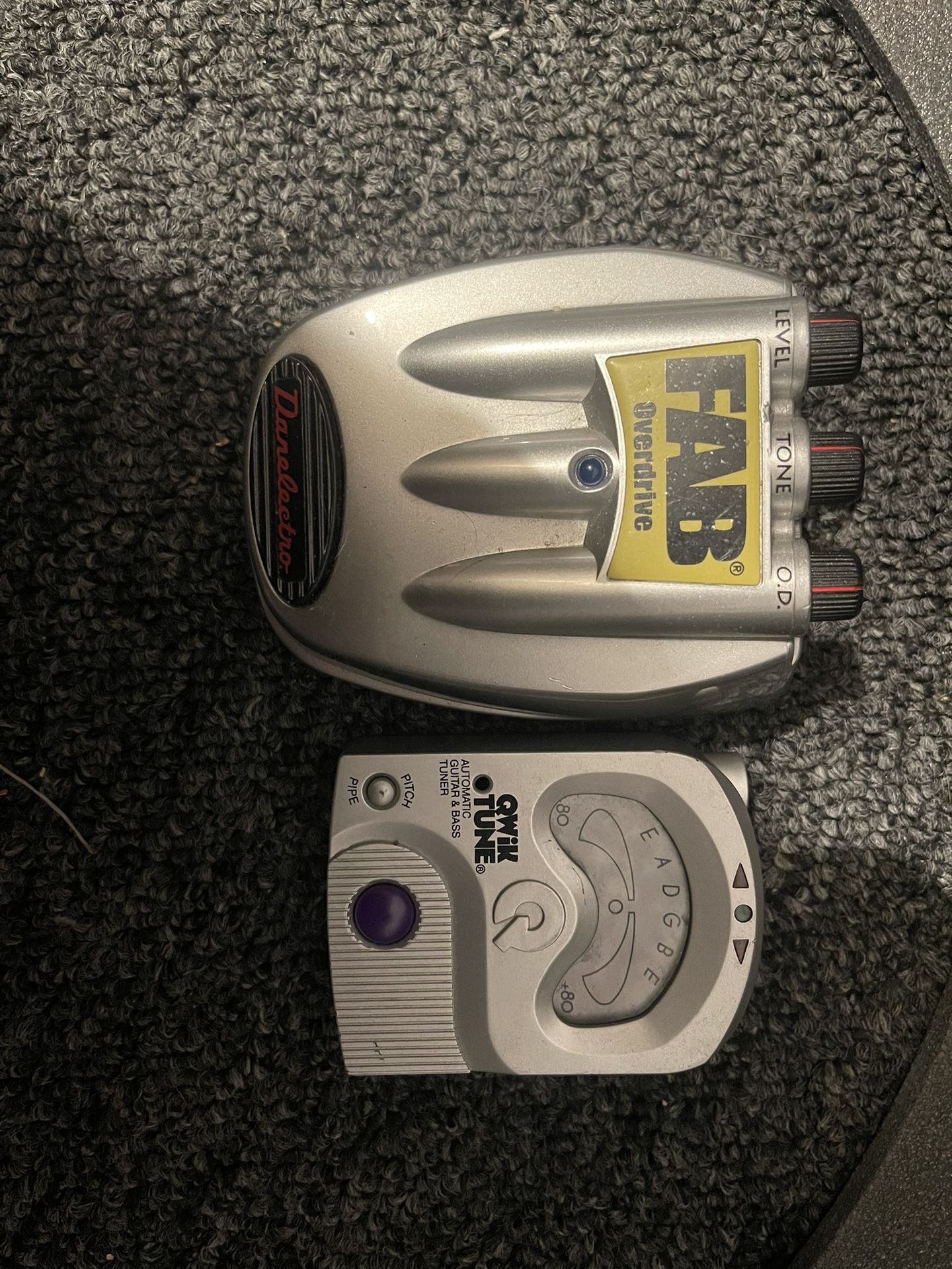 Guitar Pedal And Guitar Tuner