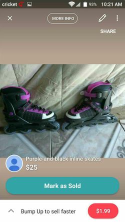 Skates size adjust from 5-8
