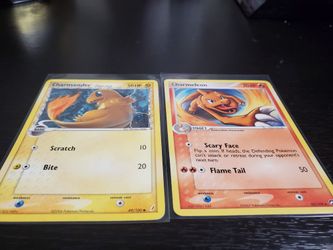 Charmander and Charmeleon, And Wartortle Cards