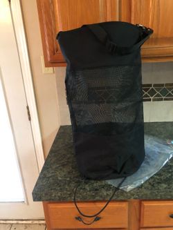 Boat mesh trash bag, reusable, waterproof, for kayaking, camping etc…