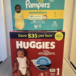 Huggies/Pampers Diapers 