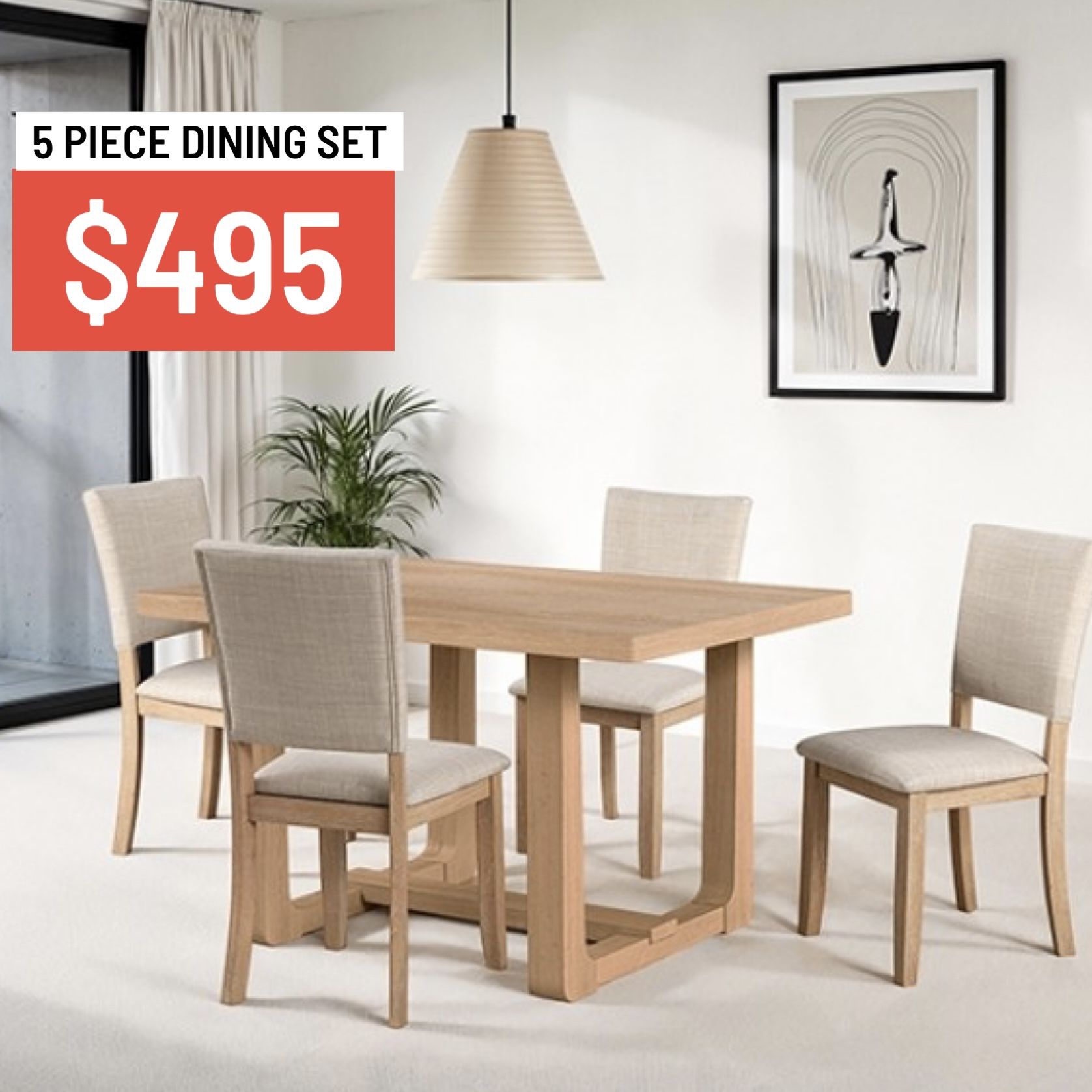 5 Piece Set ( Modern Home Furniture) 