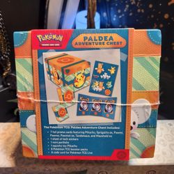 NEW! Pokémon PALDEA ADVENTURE CHEST Box Set Factory Sealed 