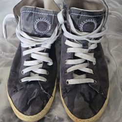 KHRIO Gray Lase Up Keds Shoes Size 40, US 9 Suede