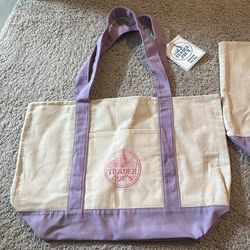 Trader Joe’s lavender large tote
