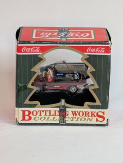 1996 Coca-Cola Bottling Works Elf In Truck Ornament New from Kmart