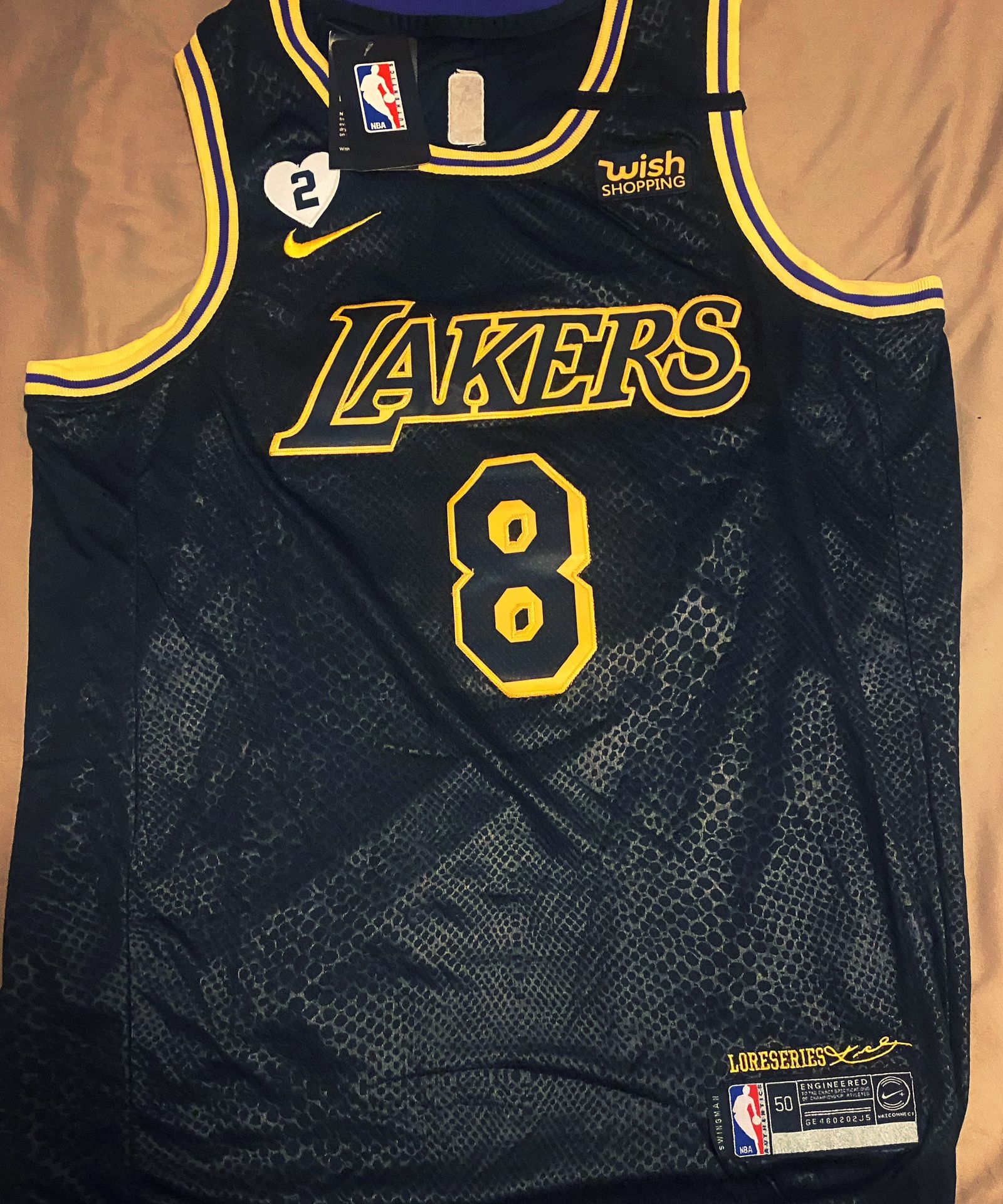Kobe Bryant 8-24 black mamba Skin jersey