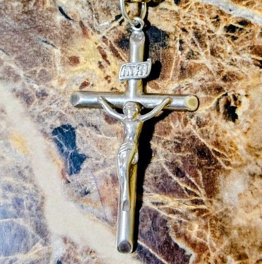 Sterling Silver Jesus Cross Pendant