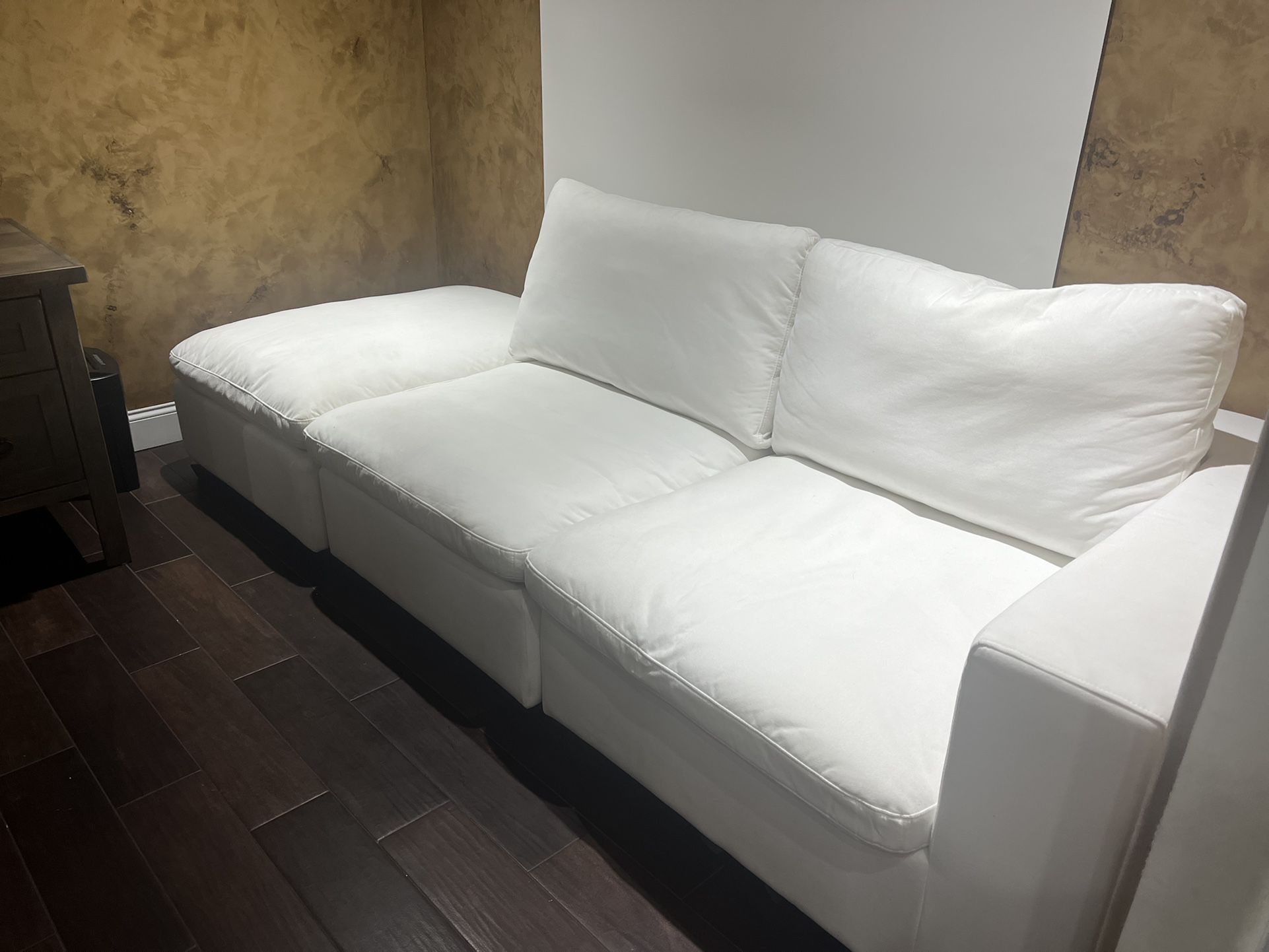 White Sectional