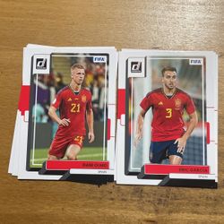 2023 DONRUSS SPAIN 8 CARD LOT 