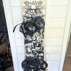 NDK Snowboard Deck W Bindings Lg