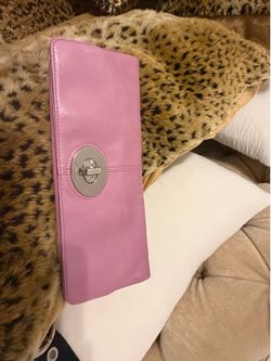Coach kisslock clutch bag