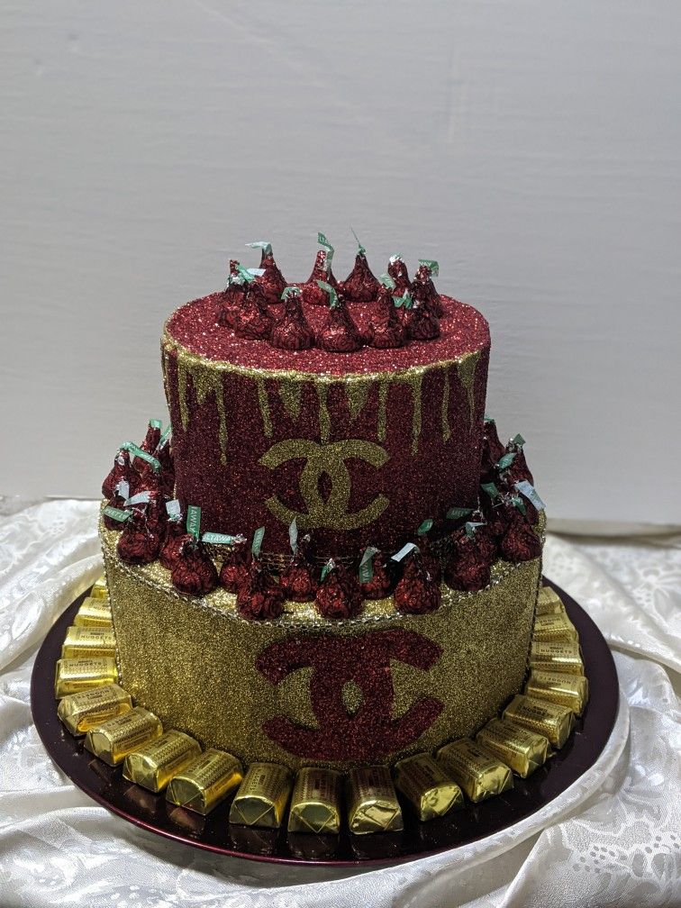 Blinged And Glittery Candy "Cake"