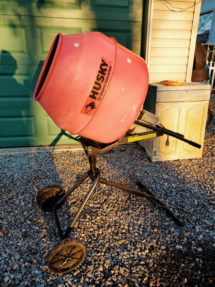 Cement Mixer Husky Electric GHM105890