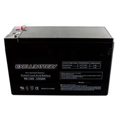 12V 8Ah SLA Battery Rechargeable AGM Replaces UB1280, D5743, Security System, UPS Backup, Mobility Scooter