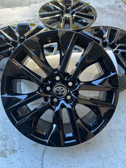 Toyota rav4 rims 19” OEM Factory Wheels Rines new gloss black powder coated ( exchange available )( Cambio Disponible )