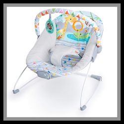 BRIGHT STARTS BABY BOUNCER SOOTHING VIBRATIONS INFANT SEATS(NEW)