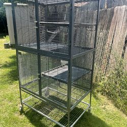 double cage with wheels