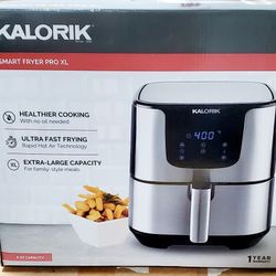  kalorik xl smart fryer pro with trivet 
