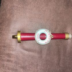 Rare Alaskan Amber Lighted Life Preserver Beer Handle