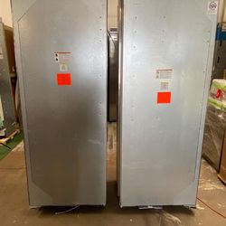 Viking 60” Panel Ready Column Fridge And Freezer Set 