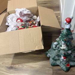 Vintage Reseller Lot Christmas Glass Home Decor 