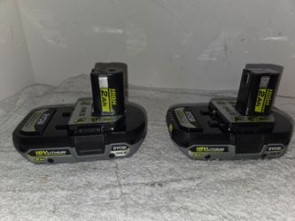 Ryobi 18v High Proformance 2Ah Battery $30 ea. BRAND New (Price Is Firm)