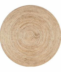 Large 6ft round Jute Rug