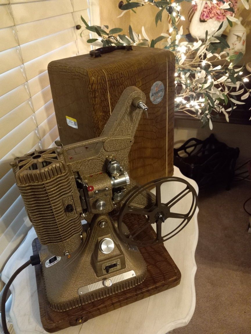 Rare Keystone Commander Deluxe Projector With Box All Original Works