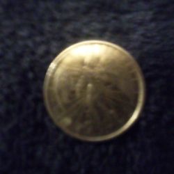 Vintage Gold Angel Coin 