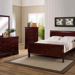 LOUISPHILIP 4 pc BEDROOM SET