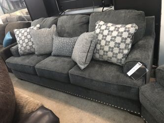 😍Comfy and beautifully designed Ashley’s signature collection Sofa & Love seat set 😍 @ JORDAN HOME FURNITURE 🏡