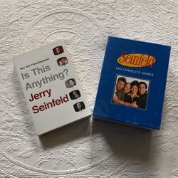Seinfeld Book and COMPLETE series on DVDs