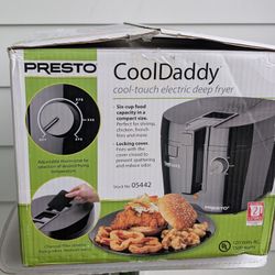 Presto CoolDaddy Electric Deep Fryer – Brand New, Never Used
