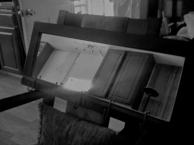 Entryway  Mirror With Hooks