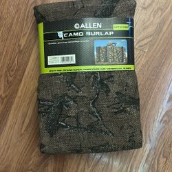 Camo Burlap For Hunting