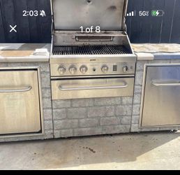 Homemade barbecue pit