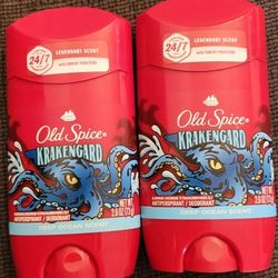 (2) Old Spice Antiperspirant Deodorant for Men, Invisible Solid Stick, Krakengard, 2.6 oz