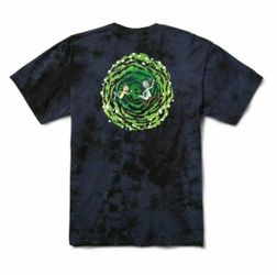 Primitive Rick and Morty Black Tie-Dye Graphic Print T-Shirt Men’s XL With Tags