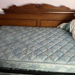 Beautiful Wood Bed Super Heavy Duty Paid Big Bucks
