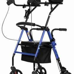 Dual-Brake Upright Walker 8" Wheels Open-box