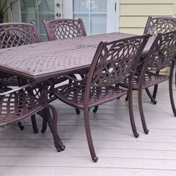 7pc. Aluminum Outdoor patio Dining  set