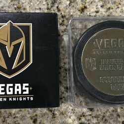 Vegas Golden Knights Inaugural Puck