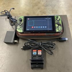 Nintendo Switch w/ Charger & 2 Games FIRM!!