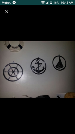 Anchor helm and sail boat