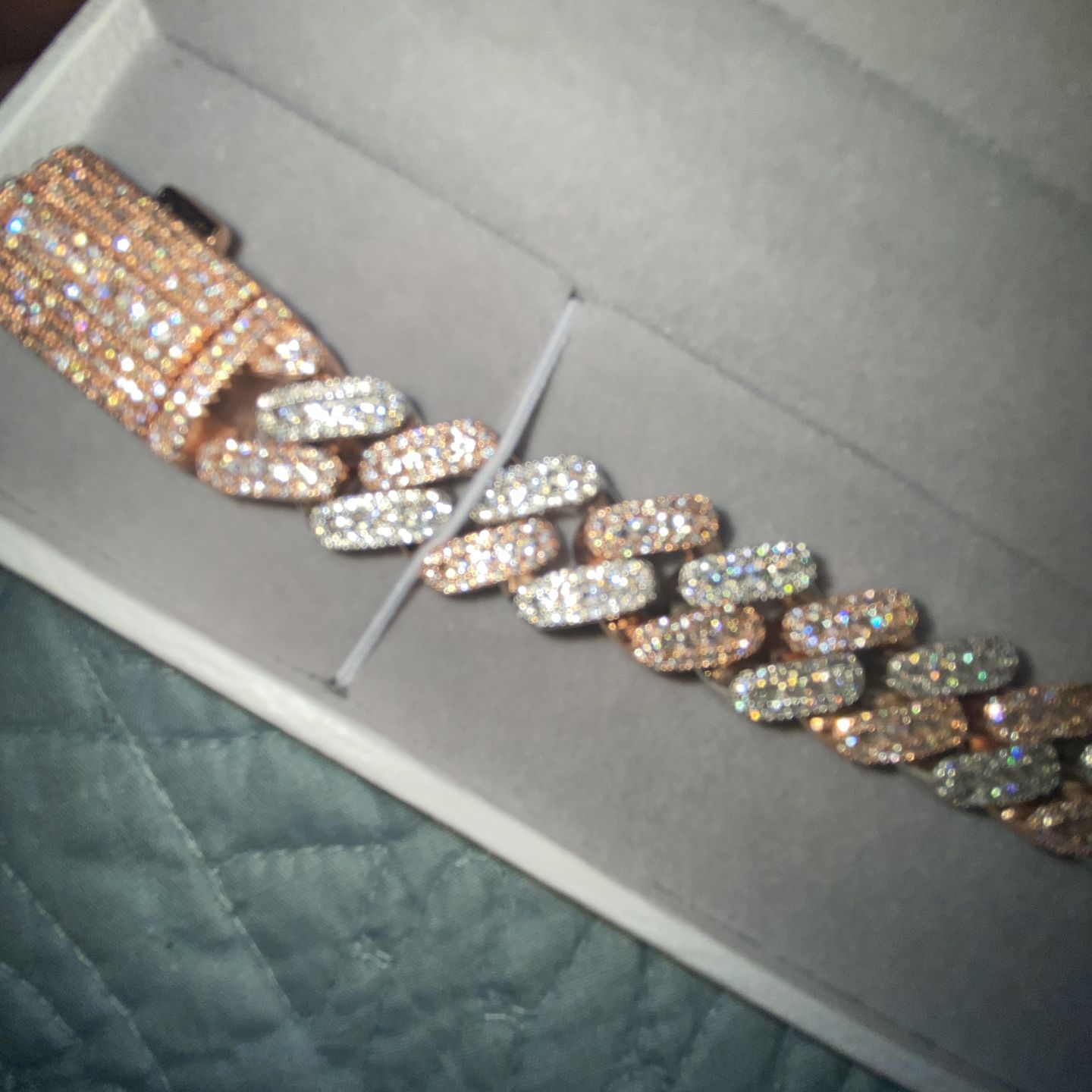 Iced Out Cuban Link Men’s Bracelet