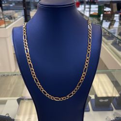 Chain Figaro Solid 14k 8 ‘’mm Wide 