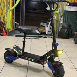 REDDYDY RD2 Adult Off-Road Electric Scooter with Dual Motor 60V 18.2Ah up to 40-45 MPH 45-50 miles long range 10.5" Folding Tires Commuter E-Scooter