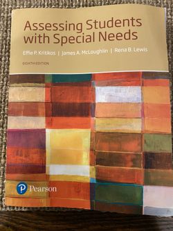 Assessing Students With Special Needs Eight Edition